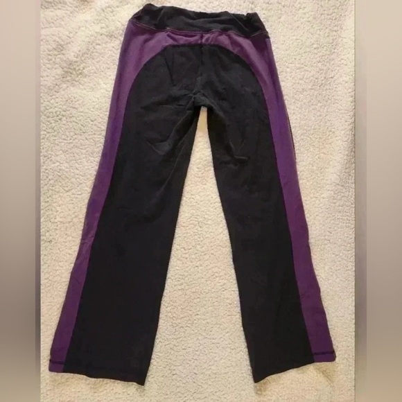 lululemon athletica Black and Purple wide leg Pants - Picture 6 of 6